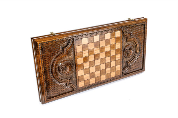 Eternity - Chess & Backgammon Board Handcrafted