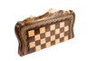 Premium Classic Wooden  2-in-1 Chess-Backgammon Board With Mount Ararat Outline Handcrafted