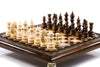 Square Chess with Bronze Legs Handcrafted