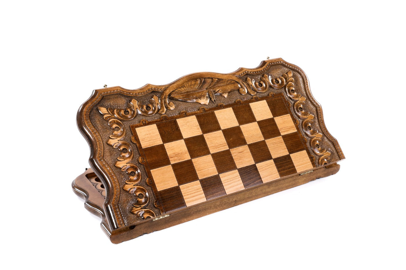 Chateau Royale Board – Luxury Handcrafted Chess & Backgammon Set