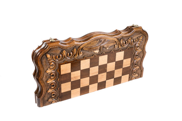 Chateau Royale Board – Luxury Handcrafted Chess & Backgammon Set