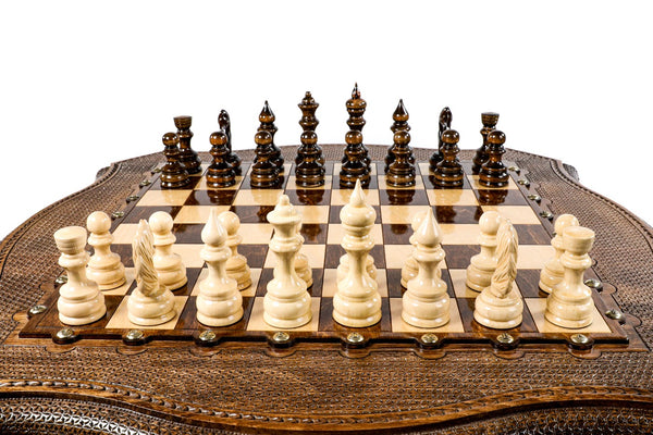 Chest Set Table The Prestige – Luxury Handcrafted Chess Table Set