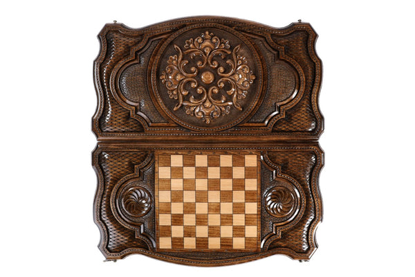 Nobleman’s Chess & Backgammon Board – Handcrafted Luxury Collection