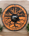 Tree of Life Battle Worn Shield from Viking Norse Mythology  - Handcrafted