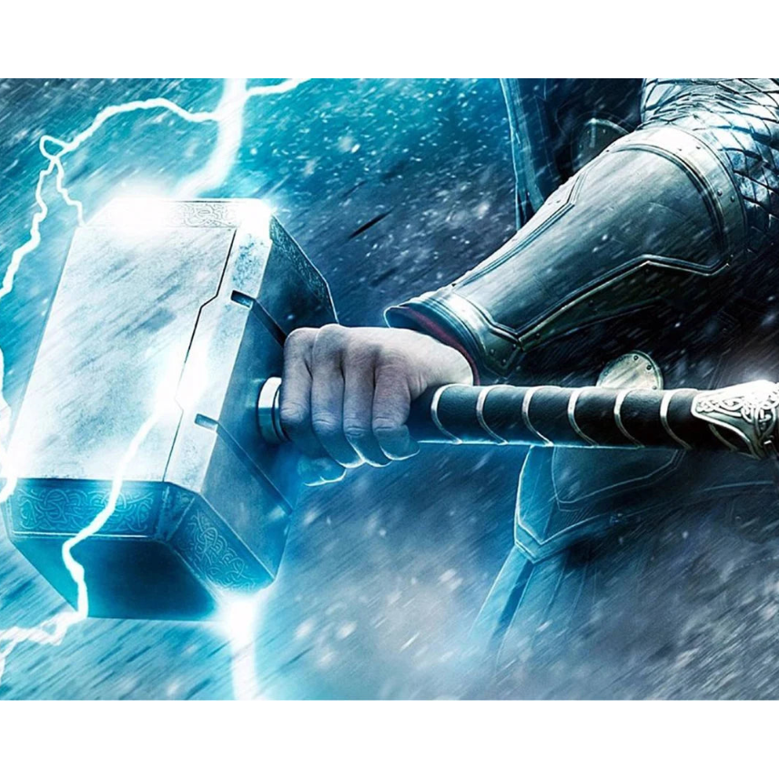 GOD OF THUNDER  HAMMER - Handcrafted Mjolnir