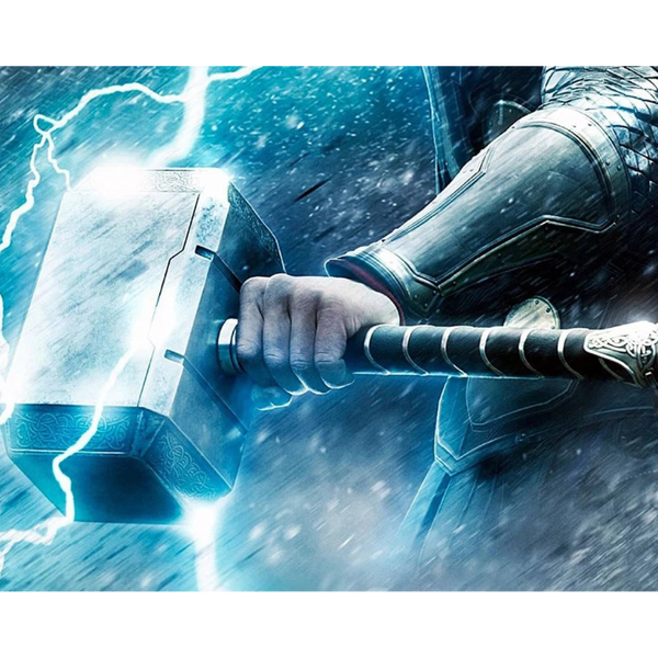 GOD OF THUNDER  HAMMER - Handcrafted Mjolnir