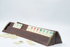 Premium Wooden Rummikub Oval Shaped Elliptic Rummicube Racks Customizable Rummy Set Geschenk