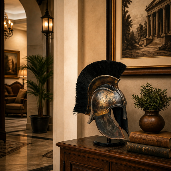 Achilles Trojan Warrior Helmet, Handcrafted Steel