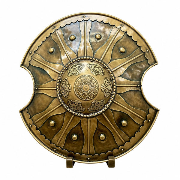 Achilles Greek Warrior Shield – Antique Bronze Trojan War Replica