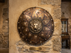 Handcrafted Roman Lion Head Warrior Shield – 24" 18-Gauge Steel & Leather | Scott Handicraft