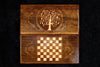 Tree of Life – Classic Handcrafted 2-in-1 Chess & Backgammon Set