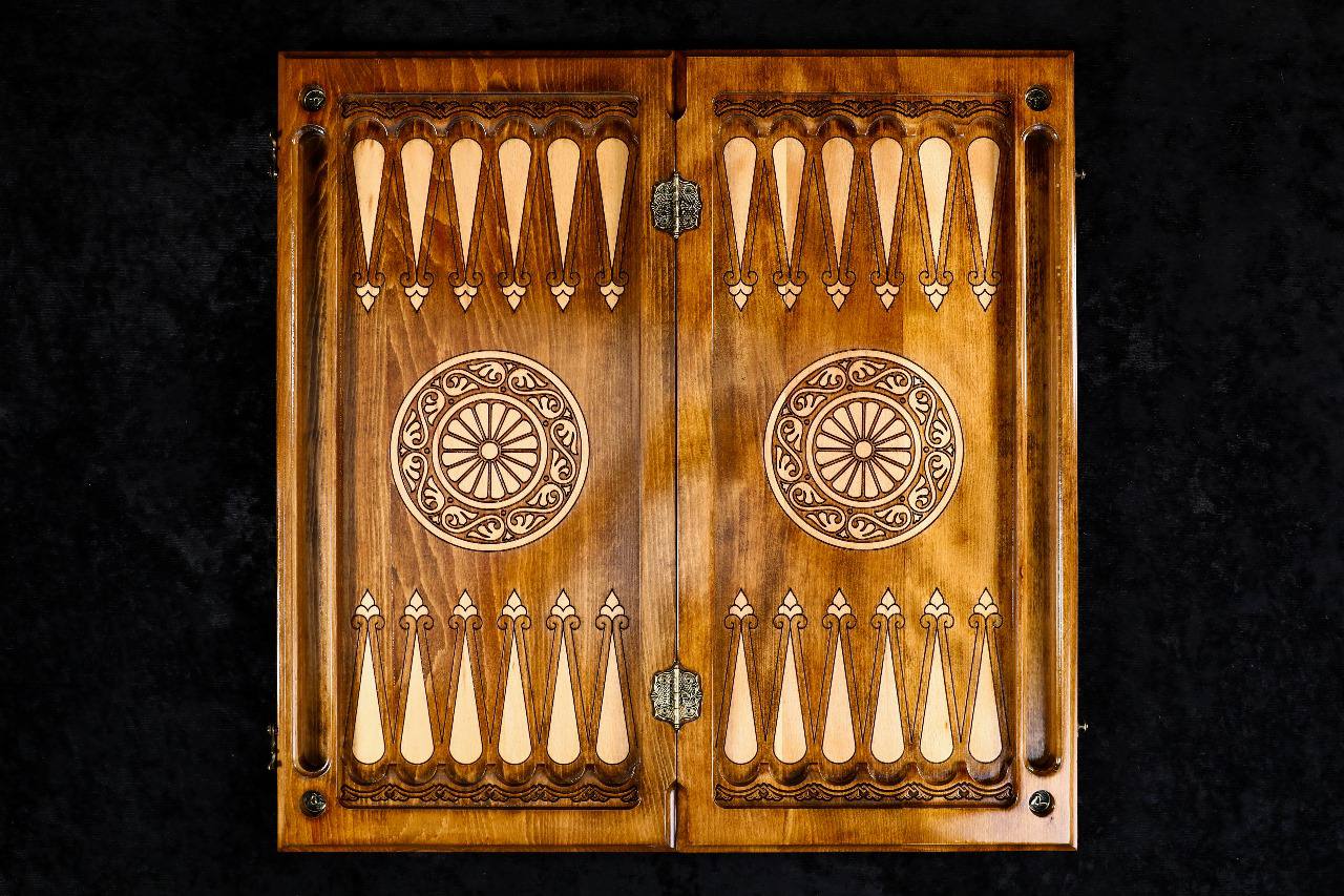 Tree of Life – Classic Handcrafted 2-in-1 Chess & Backgammon Set