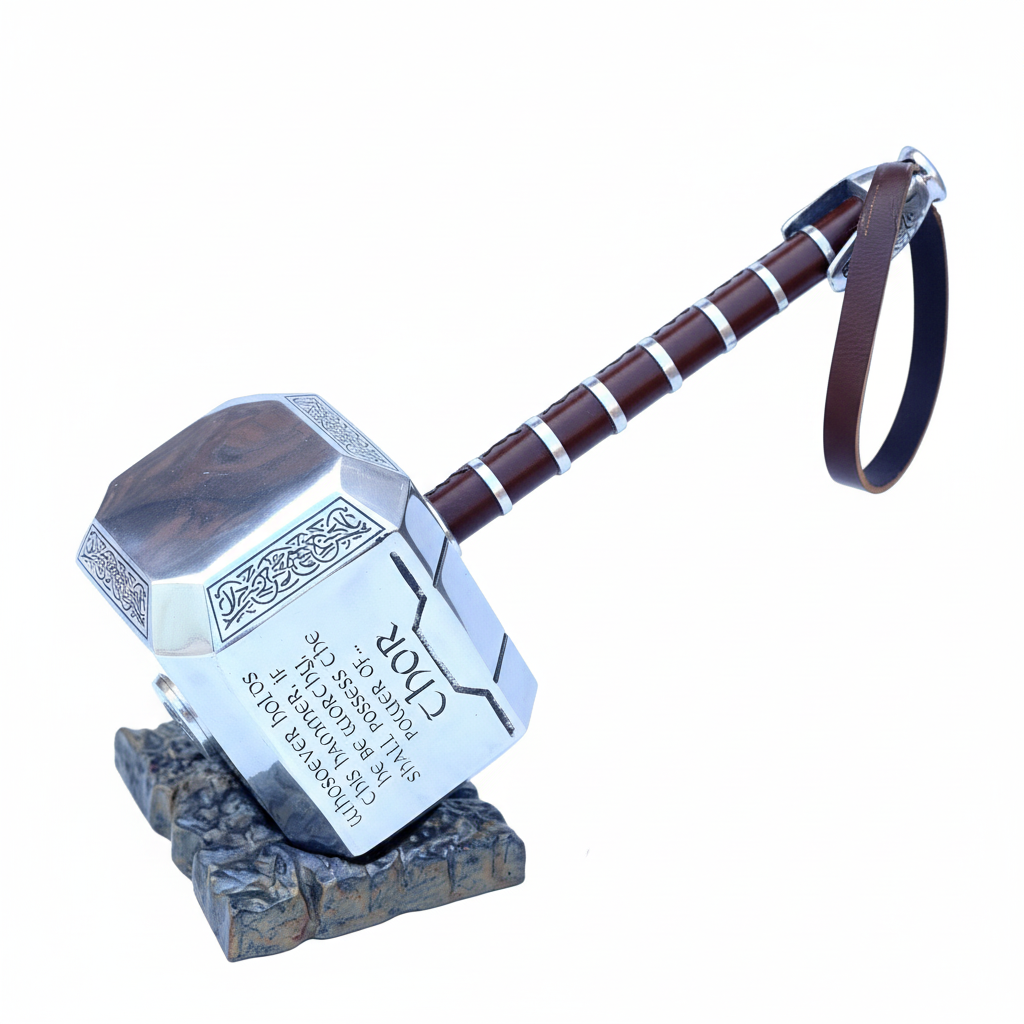 GOD OF THUNDER  HAMMER - Handcrafted Mjolnir