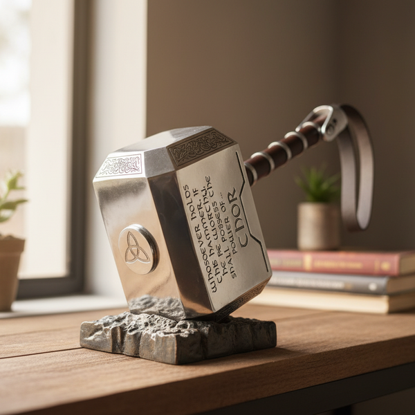 GOD OF THUNDER  HAMMER - Handcrafted Mjolnir