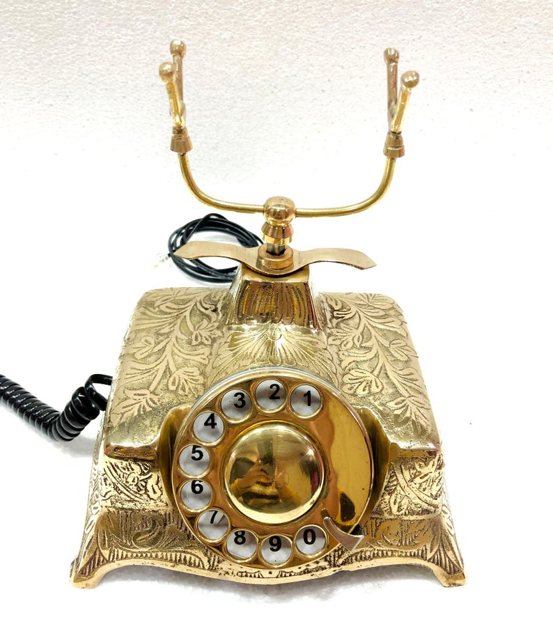 Victoria Model Dial Telephone - Handcrafted