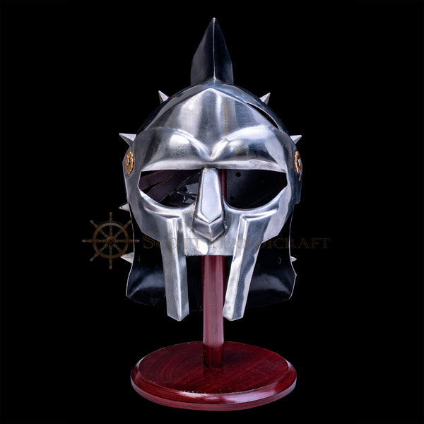 Handcrafted Roman Gladiator Helmet | 18-Gauge Steel