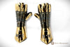 Medieval Knight Templar Gauntlets, Made of Steel & Functional (Golden) - Scott Handicrafts