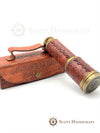 Brass & Leather Dolland London 1920  model Nautical Telescope with Leather Box - Scott Handicraft