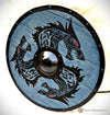 Fenrir Grey Wolf Authentic Battle worn Viking Shield by Scott Handicrafts