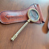 Henry Hughe's Magnifying Glass with leather bag- Scott Handicraft