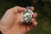 PERSONALIZED ENGRAVED WORKING COMPASS WITH  LEATHER BAG - SCOTT HANDICRAFT