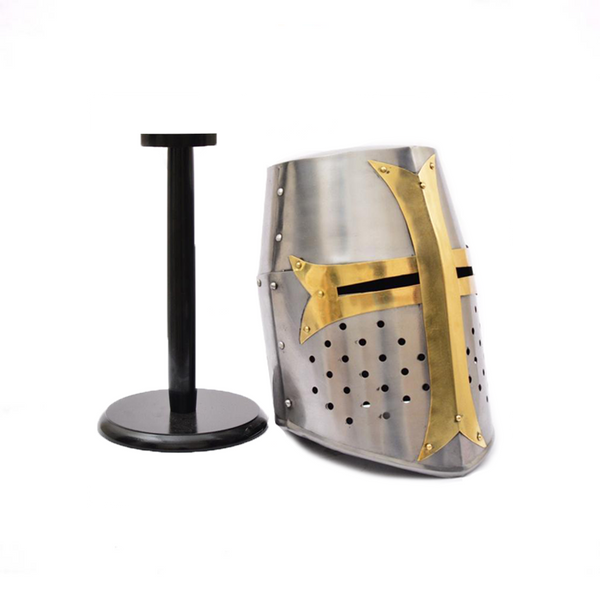 Medieval Crusader Templar Knight Helmet