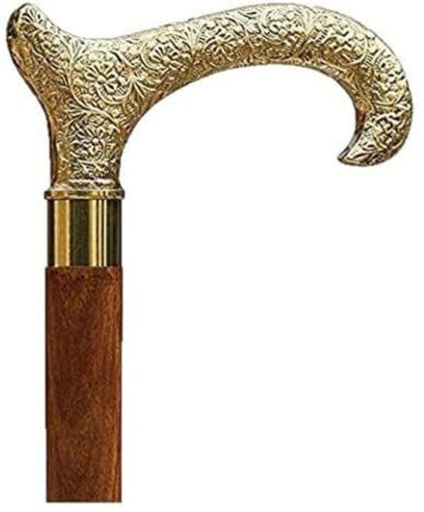 Premium Quality - Walking Sticks with Brass Handle