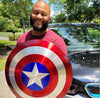 LARP Metal Shield Replica — Full-Size Handcrafted Combat Shield.