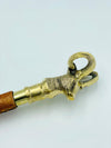 Mountain Goat leather stick walking stick