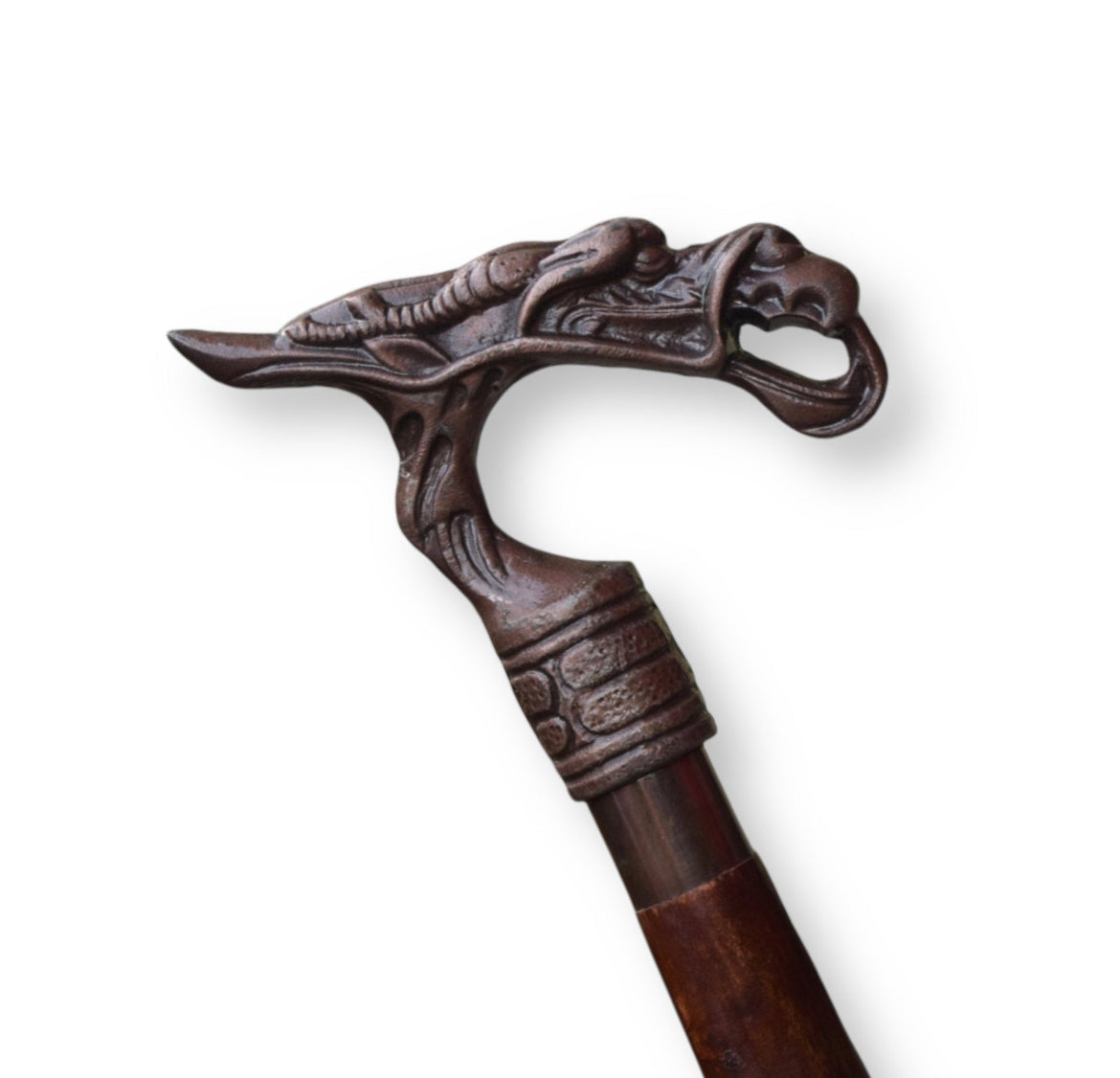 Dragon Head walking stick