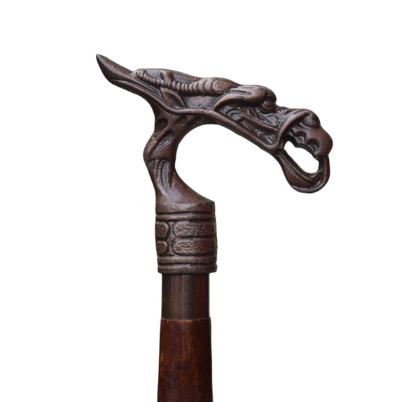 Dragon Head walking stick